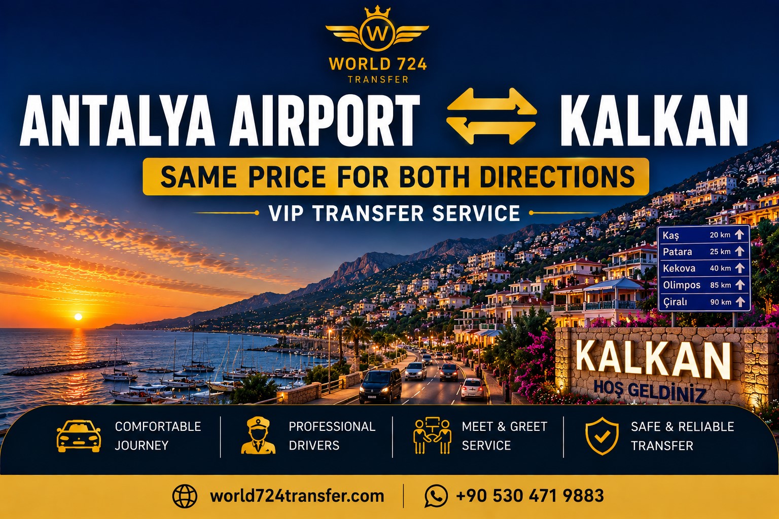 Antalya Havalimanı (AYT)-Kalkan